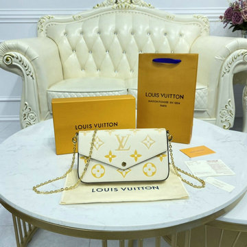 ルイヴィトン LOUISVUITTON 057-M80498M 2021年最新入荷 ポシェット フェリシー ポーチ チェーンウォレット ショルダーバッグ モノグラム アンプラント レザー