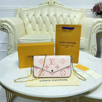 ルイヴィトン LOUISVUITTON 057-M80498Q 2021年最新入荷 ポシェット フェリシー ポーチ チェーンウォレット ショルダーバッグ モノグラム アンプラント レザー
