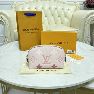 ルイヴィトン LOUISVUITTON 057-M80502 2021年最新入荷 ポシェット コスメティック ポーチ 手持ちかばん 化粧バッグ モノグラム アンプラント レザー