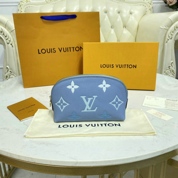 ルイヴィトン LOUISVUITTON  057-M80502HL 2021年最新入荷 ポシェット コスメティック ポーチ 手持ちかばん 化粧バッグ モノグラム アンプラント レザー