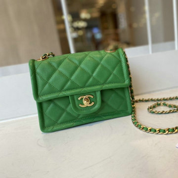 シャネル CHANEL CC-CH2356GL  2021年最新入荷 ミニ フラップバッグ 斜め掛け ショルダーバッグ クロスボディ キャビアスキン