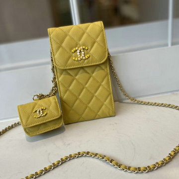 商品名称：シャネル CHANEL CC-CH2033YL  2021年最新入荷 モバイルフォン Airpods ケース ケ携帯ケース 小銭入れ チェーン付き スマートフォンケース