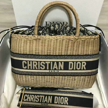 クリスチャンディオール CHRISTIAN DIOR 025-CD7601SL 2021年最新入荷 Wicker ウィッカー バゲットバッグ 斜め掛け ショルダーバッグ