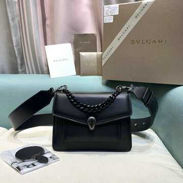 ブルガリ BVLGARI 025-BV290764BK  2021年最新入荷 セルペンティ フォーエバー ショルダーバッグ クロスボディバッグ フラップバッグ レディースかばん