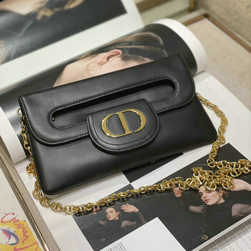 クリスチャンディオール CHRISTIAN DIOR 025-CD8642PBK　2021年最新入荷 DOUBLE ダブル チェーンウォレット 斜め掛け ショルダーバッグ クロスボディ