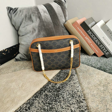 セリーヌ CELINE 025-CE195452DKF 2021年最新作 PATAPANS ショルダーバッグ スクエアバッグ レディースかばん キャンパス