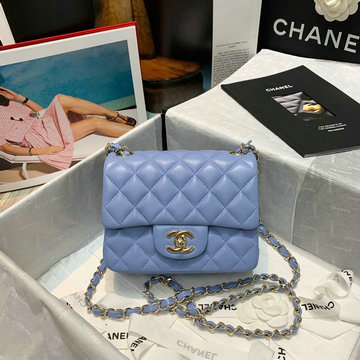 シャネル CHANEL 025-CH1115GYJT 2021年最新入荷 クラシック 斜め掛け ショルダーバッグ フラップバッグ レディースかばん クロスボディ ラムスキン