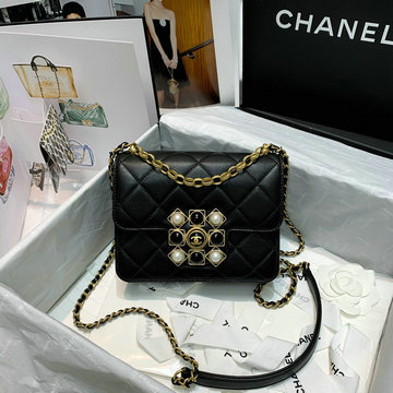 商品名称：シャネル CHANEL 025-CH1889BK 2021年最新入荷 フラップバッグ 斜め掛け ショルダーバッグ レディースかばん クロスボディ スクエアバッグ