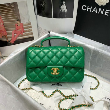 シャネル CHANEL 025-CH2431YJG 2021年最新入荷 トップハンドル ミニ フラップバッグ トートバッグ ハンドバッグ 2way 斜め掛け ショルダーバッグ