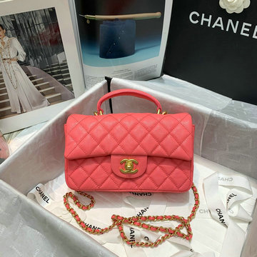 シャネル CHANEL 025-CH2431QJF 2021年最新入荷 トップハンドル ミニ フラップバッグ トートバッグ ハンドバッグ 2way 斜め掛け ショルダーバッグ