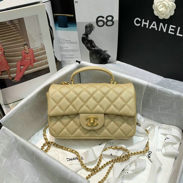 シャネル CHANEL 025-CH2431QJX 2021年最新入荷 トップハンドル ミニ フラップバッグ トートバッグ ハンドバッグ 2way 斜め掛け ショルダーバッグ