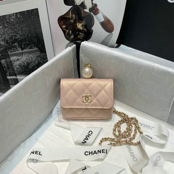 商品名称：シャネル CHANEL 025-CH81090QF  2021年最新入荷 ミニ フラップバッグ 斜め掛け ショルダーバッグ パールチェーンウォレット クロスボディ レディースかばん