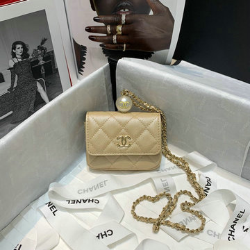 商品名称：シャネル CHANEL 2021年最新入荷 ミニ フラップバッグ 斜め掛け ショルダーバッグ パールチェーンウォレット クロスボディ レディースかばん