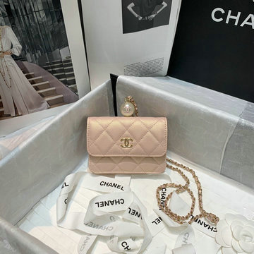 シャネル CHANEL 025-CH81099FH 2021年最新入荷 チェーンウォレット 短財布 ショートウォレット 小銭入れ コインケース カードケース キャビアスキン