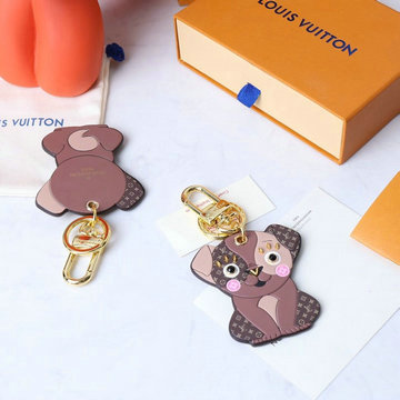 ルイヴィトン LOUISVUITTON 025-M80242 2021年最新入荷 ポルト クレ パピー キーホルダー キーリング キーケース バッグチャーム