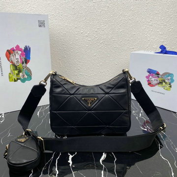 プラダ PRADA 025-PD1BC151PBK2021年最新入荷 斜め掛け ショルダーバッグ クロスボディバッグ レディースかばん カーフレザー