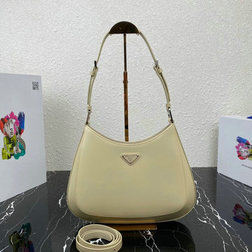 プラダ PRADA 025-PD1BC156XS 2021年最新入荷 クレオ ホーボーバッグ ショルダーバッグ レディースかばん トライアングルロゴ付 カーフレザー