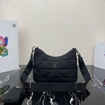 プラダ PRADA 2021年最新入荷 斜め掛け ショルダーバッグ クロスボディバッグ レディースかばん パデッドナイロン