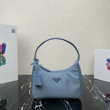 プラダ PRADA 025-PD1NE515PTL 2021年最新入荷 クレオ ホーボーバッグ ショルダーバッグ レディースかばん トライアングルロゴ付 ナイロン