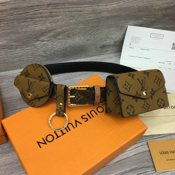 ルイヴィトン LOUISVUITTON 057-M0345Y 2021年最新入荷 サンチュール デイリー マルチポケット ベルトバッグ ウェストバッグ モノグラムキャンパス
