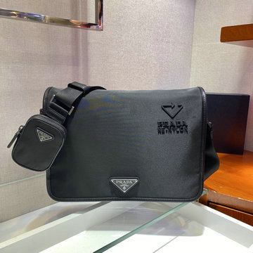 プラダ PRADA 025-PD2VD039 2021年最新入荷 メッセンジャーバッグ ショルダーバッグ メンズかばん トライアングルロゴ付 Re Nylon