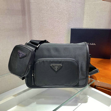 プラダ PRADA 025-PD2VD0412021年最新入荷 斜め掛け ショルダーバッグ メンズかばん クロスボディ トライアングルロゴ付 Re Nylon