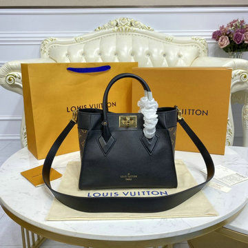 ルイヴィトン LOUISVUITTON 2021年最新入荷 オンマイサイド PM トップハンドルバッグ 2way ショルダーバッグ トートバッグ カーフレザー