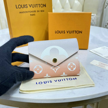 ルイヴィトン LOUISVUITTON 057-M80386 2021年最新入荷 ポルトフォイユ ヴィクトリーヌ 三つ折り短財布 ショートウォレット カードポケット 札入れ モノグラムキャンパス