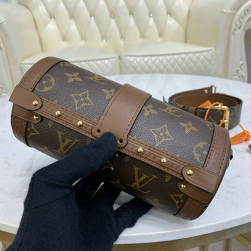 ルイヴィトン LOUISVUITTON 057-M578352021年最新入荷 パピヨントランク 斜め掛け ショルダーバッグ クロスボディ レディースかばん モノグラムキャンパス