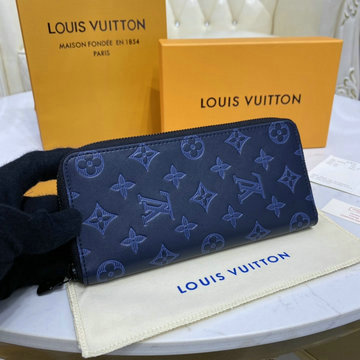 ルイヴィトン LOUISVUITTON 057-M80423 2021年最新入荷 ジッピーウォレット ヴェルティカル ァスナー長財布 モノグラム シャドウ レザー
