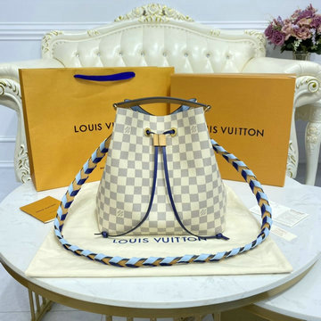 ルイヴィトン LOUISVUITTON 057-N50042 2021年最新入荷 ネオノエ バケットバッグ ショルダーバッグ トートバッグ ドローストリングバッグ