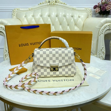 ルイヴィトン LOUISVUITTON 057-N50053 2021年最新入荷 クロワゼット トップハンドルバッグ トートバッグ 2way ショルダーバッグ ダミエアズールキャンパス