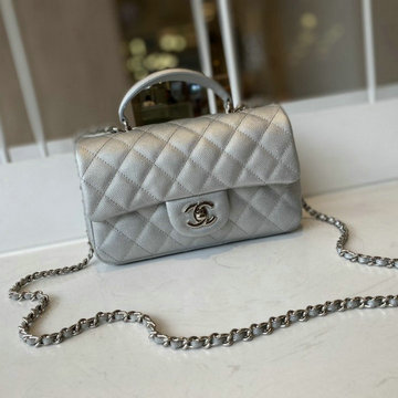 シャネル CHANEL CC-CH2431ZYS  2021年最新入荷 トップハンドル ミニ フラップバッグ トートバッグ ハンドバッグ 2way 斜め掛け ショルダーバッグ クロスボデ