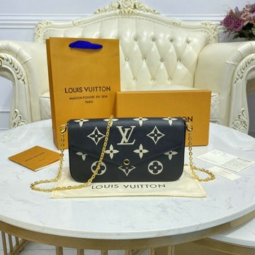 商品名称：ルイヴィトン LOUISVUITTON 057-M80482 2020最新入荷 ポシェット フェリシー チェーンウォレット 長財布 ショルダーバッグ レザー