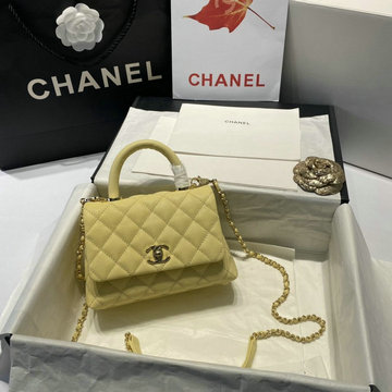 シャネル CHANEL CC-CH92994GQJQY 2021年最新入荷 トップハンドルバッグ トートバッグ 2way ショルダーバッグ レディースかばん グレインドカーフスキン