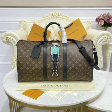 ルイヴィトン LOUISVUITTON 057-M45616  2021年最新入荷 キーポル バンドリエール 45 ボストンバッグ トラベルバッグ 旅行かばん ダッフルバッグ キャリーバッグ