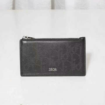 クリスチャンディオール CHRISTIAN DIOR 99-CD2250BK　2021年最新入荷 ジップ カードホルダー ジッピーウォレット ファスナー長財布 カードケース 小銭入れ