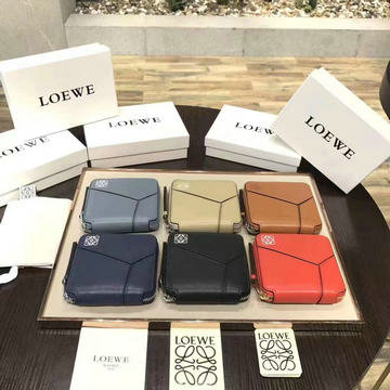 ロエベ LOEWE 99-LE0160DQ　2021年最新入荷 パズル ラウンドジップウォレット ファスナー長財布 カーフスキン