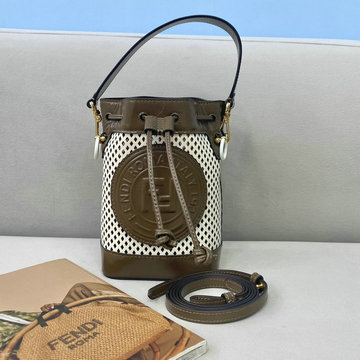 フェンディ FENDI CL-FD0511SKF　2021年最新入荷 モン トレゾール バゲットバッグ ショルダーバッグ ドローストリングバッグ クロスボディバッグ 透かし雕り