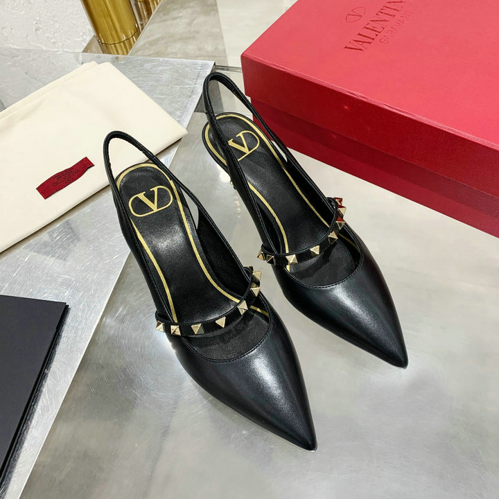 ヴァレンティノ Valentino 26-VTJ21005Q 2021年夏最新入荷 スリングバックパンプス ハイヒールシューズ スカルプチュアルヒール レディースシューズ