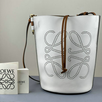 ロエベ LOEWE 99-LE26190BS　2021年最新入荷 アナグラム ゲート バケットバッグ 斜め掛け ショルダーバッグ クロスボディバッグ レディースかばん