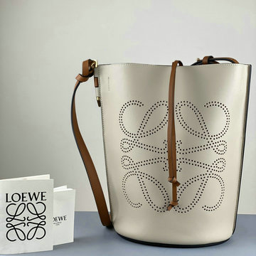 ロエベ LOEWE 99-LE26190MB　2021年最新入荷 アナグラム ゲート バケットバッグ 斜め掛け ショルダーバッグ クロスボディバッグ レディースかばん