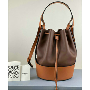 ロエベ LOEWE 99-LE522003DPJ　2021年最新入荷 balloon バルーン バゲットバッグ トートバッグ ハンドバッグ 2way ショルダーバッグ ドローストリングバッグ