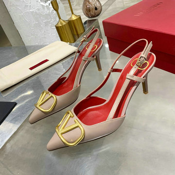 ヴァレンティノ Valentino 26-VTJ21009GPJ 2021年夏最新入荷 Vロゴ シグネチャー スリングバック パンプス ハイヒールシューズ ピンヒール レディースシューズ