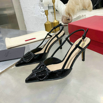 ヴァレンティノ Valentino 26-VTJ21009GQQK 2021年夏最新入荷 Vロゴ シグネチャー スリングバック パンプス ハイヒールシューズ ピンヒール レディースシューズ