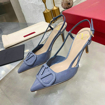 ヴァレンティノ Valentino 26-VTJ21009GQQL 2021年夏最新入荷 Vロゴ シグネチャー スリングバック パンプス ハイヒールシューズ ピンヒール レディースシューズ