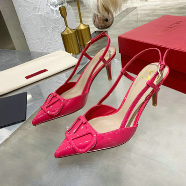 ヴァレンティノ Valentino  26-VTJ21009GQQM 2021年夏最新入荷 Vロゴ シグネチャー スリングバック パンプス ハイヒールシューズ ピンヒール レディースシューズ