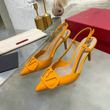 ヴァレンティノ Valentino 26-VTJ21009GQQY 2021年夏最新入荷 Vロゴ シグネチャー スリングバック パンプス ハイヒールシューズ ピンヒール レディースシューズ