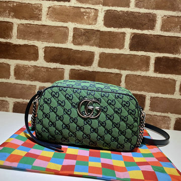 グッチ GUCCI 057-GG447632BQG 2021年最新入荷 GGマーモント マルチカラー スモール ショルダーバッグ 斜め掛け ショルダーバッグ クロスボディバッグ