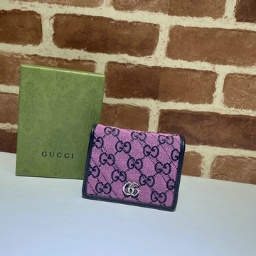 グッチ GUCCI 057-GG466492QZ 2021年最新入荷 GGマーモント マルチカラー カードケース 短財布 ショートウォレット 札入れ